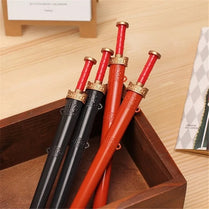 1 Piece Cute Creative Stationery S Talwar With Cover Gel Pen Large Size Black 0.38mm School Office Supplies Chinese Style Vintage pretty lovely