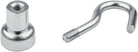 PACK OF 2 Small Magnetic Hooks