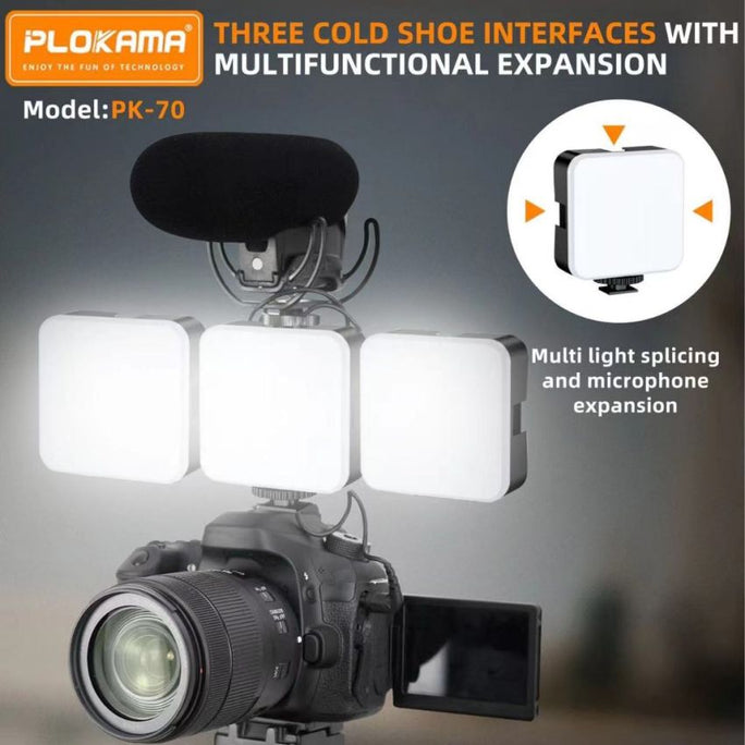 Plokama PK 70 Photography Video Lighting Kit | LED Studio Streaming Lights 49