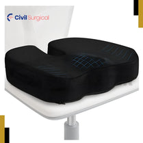 Orthopedic Memory Foam U-Shaped Coccyx Seat Cushion for Office & Car