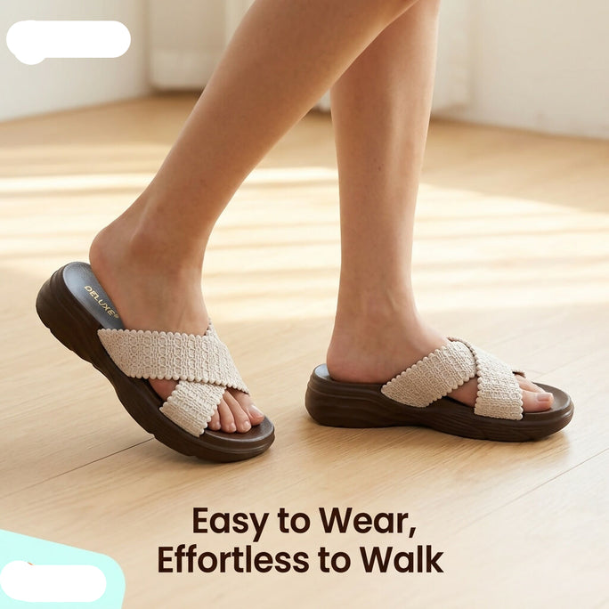 Deluxe Footwear Thick Sole Soft & Comfortable Slipper for Women – Waterproof & Anti-Slip Casual Chappal