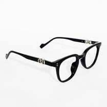 Rave Black Classic Square Frame Eyeglasses