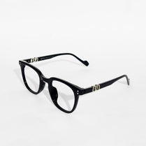 Rave Black Classic Square Frame Eyeglasses