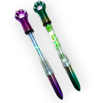 01 PC Cat Pow / Glitters GEL Pen Shape for Kids and office Cute Pen For Girls Gift School Office Supplies-Public Mall