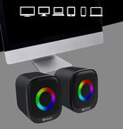 Kisonli X29 Mini Bluetooth Speaker | USB Creative RGB Lighting Stereo Surround