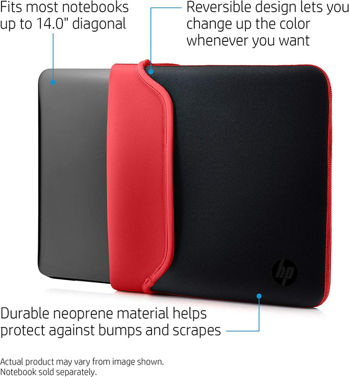 HP Chroma Geo Rev Neoprene Reversible 14 Laptop Sleeve Pouch Bag 2TX16AA