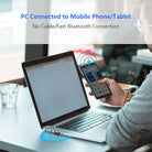 Bluetooth 5.1 USB Adapter Wireless Dongle | Audio Receiver & Transmitter for