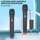 LT-125 2x Universal Wireless Microphone Professional Handheld Mic System +