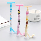1 PC Cute Creative Press Scooter Ballpoint Pen Office Gift School Supplies Stationery Kawaii