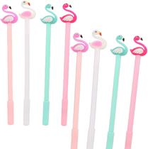 1 Pcs Creative Kawaii Flamingo Cute Gel Pen Signature Pen Caneta Escolar Papelaria School Office Supplies Gift