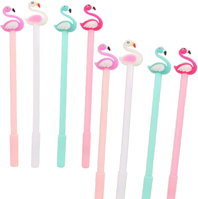 1 Pcs Creative Kawaii Flamingo Cute Gel Pen Signature Pen Caneta Escolar Papelaria School Office Supplies Gift