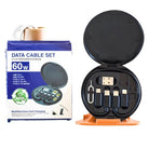 60W Fast Charging Data Cable Kit All in One USB Type C Lightning Micro USB