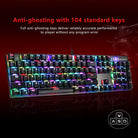 Motospeed CK104 Mechanical Gaming Keyboard | 104 Keys RGB Backlit Wired