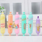 Single Piece Sweet Treat Highlighters – Frosty Fun Edition, Colorful and Fun Highlighter for School, Office, and Creative Projects, Bright and Vibrant Ink for Highlighting Text, Notes, and Drawings, Cute and Compact Design, Perfect for Stationery Lovers