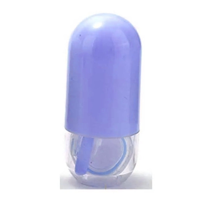 Mini Contact Lens Case Travel Kit Pill Shape Contacts Lens Container Easy Carry With Tweezer Suction Stick Lenses Box Container
