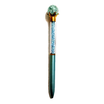 01 PC Cute Newest Globe Design Crystal Writing Tool Ballpoint GEL Pen Stationery as Festival Gift