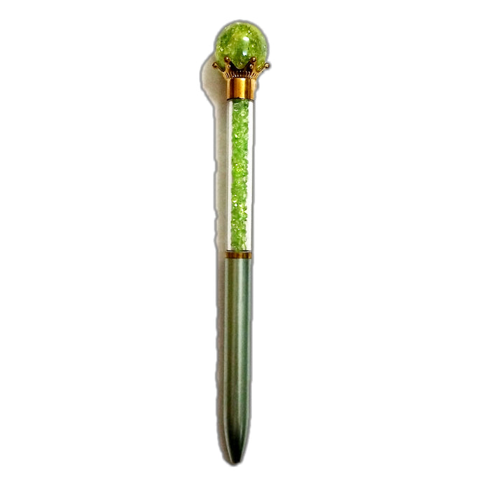 01 PC Cute Newest Globe Design Crystal Writing Tool Ballpoint GEL Pen Stationery as Festival Gift