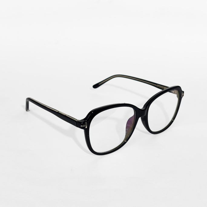 Classic Black Square Frame Eyewear