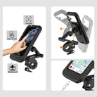 Universal Cycling Phone Mount | Weather Resistant Handlebar Case For Bicycles