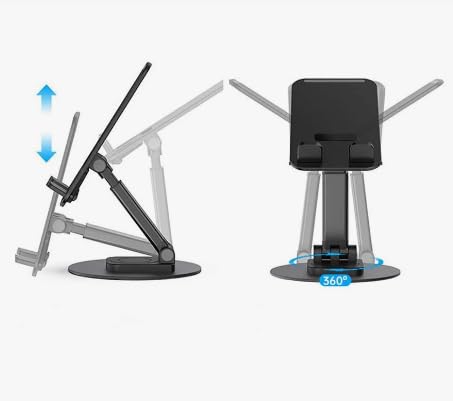Desktop Mobile Stand Holder for Desk ZM-0108 Sturdy Anti Slip Height Angle