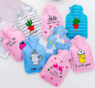 Mini hot water bag Cute Cartoon Warm Relaxing Safe Heat Cold