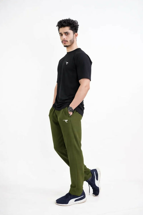 Aero-Flow Straight Track Pant-Green