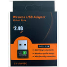 US WiFi Adapter 2.4GHz 802.11n Wireless Network Card Mini Dongle Without Driver