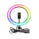 Dark Edge RD 33 13 Inch RGB LED Ring Light Soft Flash Lighting for Camera