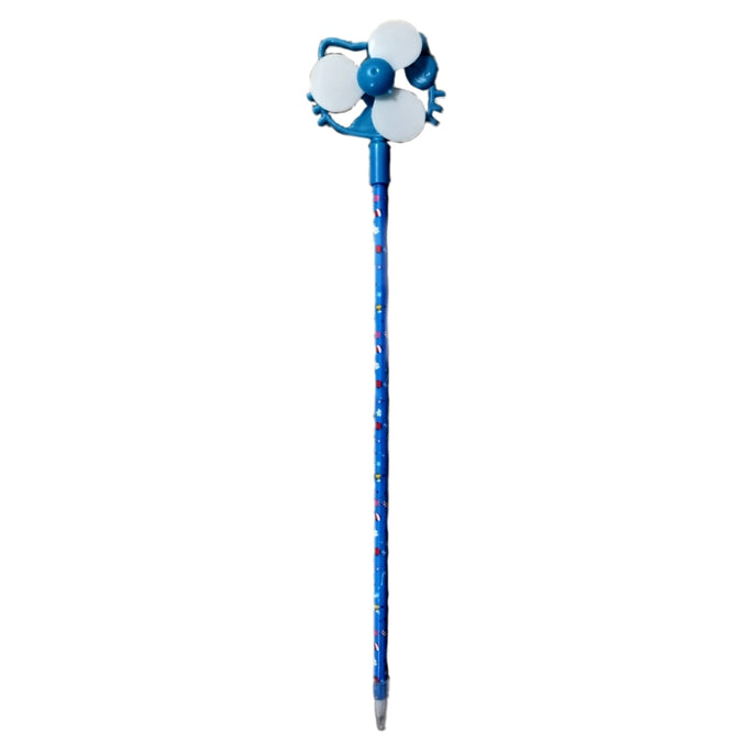 01 Pc Cute Long Size Fancy Fan Gel Pens for Kids Girls Gift School Creative Stationery