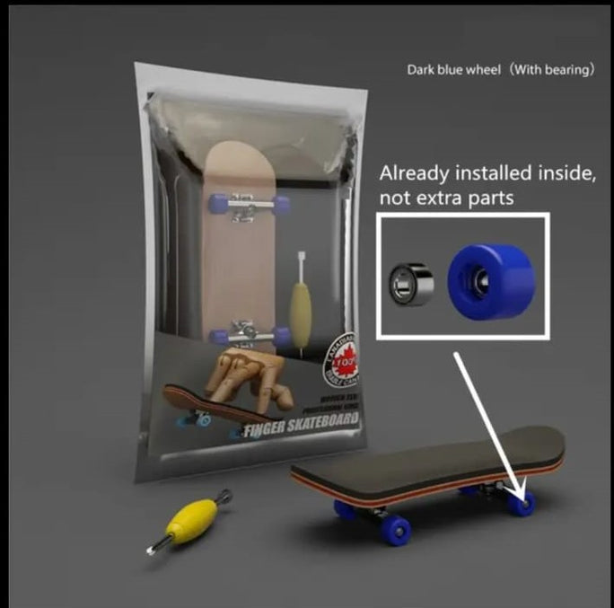 01 Set Finger SkateBoard Wooden Fingerboard Toy Professional Stents Finger Skate Set Or One Set Trucks With Tool For Fingerboard Skate