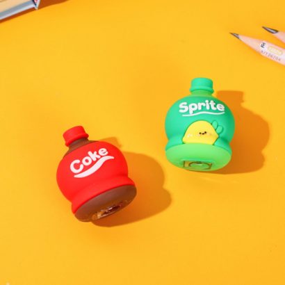 1 Pc Kawaii Novelty Hamburger Chips Drink Soft Eraser Sharpener School Office Supplies Gift Prizes Kids Cute Stationery