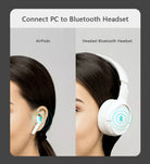 Bluetooth 5.1 USB Adapter Wireless Dongle | Audio Receiver & Transmitter for