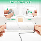 Lint Roller,Sticky Roller16cm width 90Sheets per Roll (1 Roller+2 Refills)