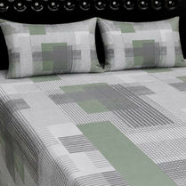 Siesta Zen Export Quality bedsheet, Bed Sheet Set with 2 Pillow Covers – High Quality Modern & Floral Designs, Flat Sheet