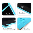 12 Inch Single Color Writing Board Drawing Tablet LCD Writing Tablet Digital Graphics Tablet Educational Toys For Kids-Multicolor Writing