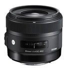 Sigma 30mm f/1.4 EX DC HSM Lens for Canon EF / Nikon F / Sony A