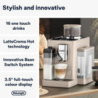 De'Longhi Rivelia Fully Automatic Coffee Machine With Official Warranty