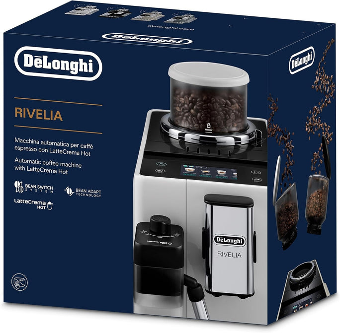 De'Longhi Rivelia Fully Automatic Coffee Machine With Official Warranty
