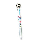 01 PC Cute FOOTBALL 6 in 1 Cartoon 6 Colors Ballpoint Pen School Office Supply Gift Stationery Kids For Gift