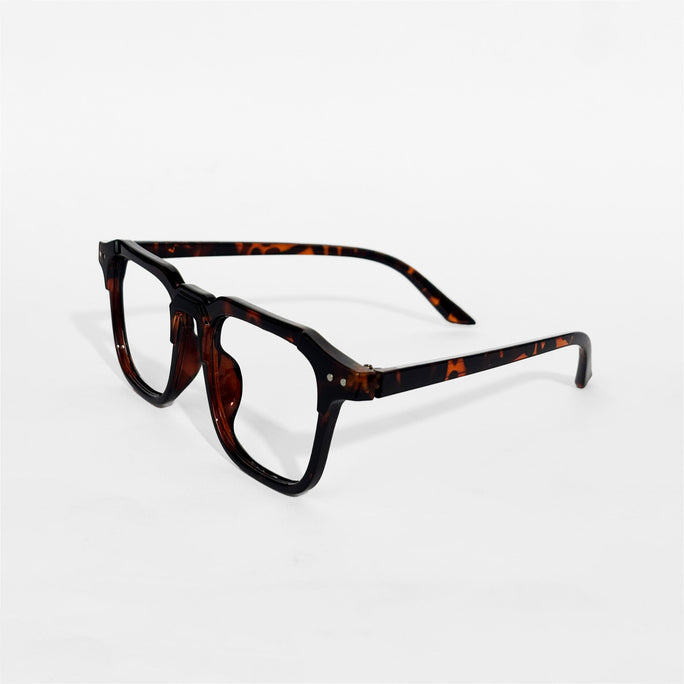 Tortoise Shell Premium Square Frame Eyewear