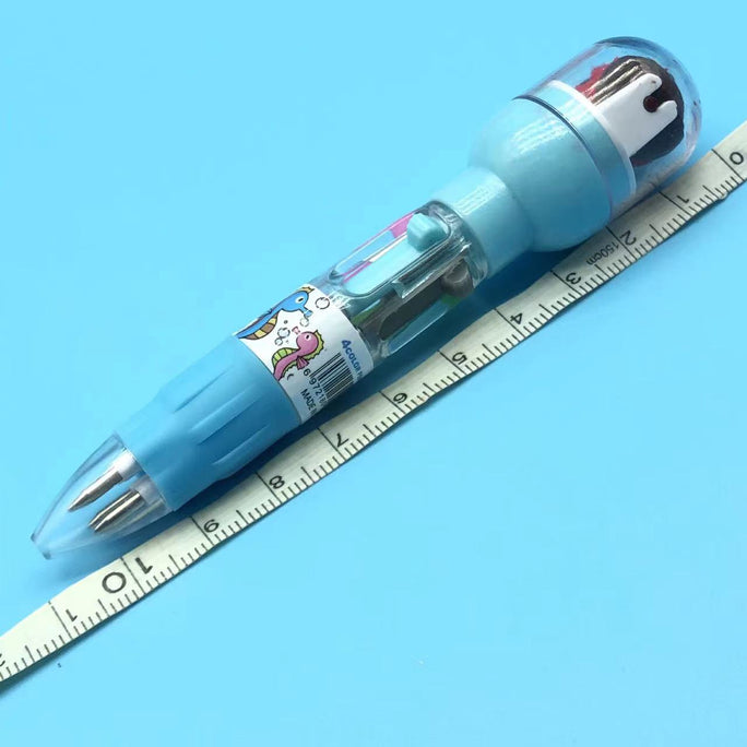 1Pcs Sanrioed 4Colors Bubble Roller Seal Ballpoint Pen Kawaii Anime Melody Kuromi Cinnamoroll School Supply Stationery Kids Gift