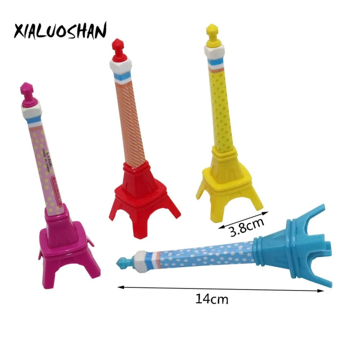 1 Pc Kawaii Tower Design Ballpoint Pen Creative Student Stationery School Office Pens Material Escolar Papeleria Promotion