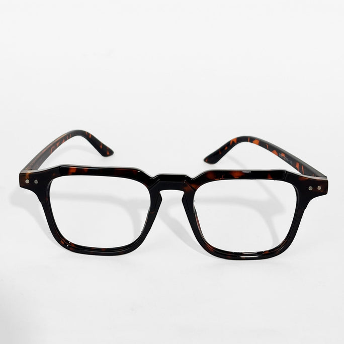 Tortoise Shell Premium Square Frame Eyewear