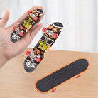 1 Pc Alloy Finger Skateboard with Pressure Relief and Venting Function Fingertip Skateboard Toy