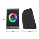 KISONLI USB SPEAKER WITH BLUETOOTH X28 - RGB Wired Computer Desktop