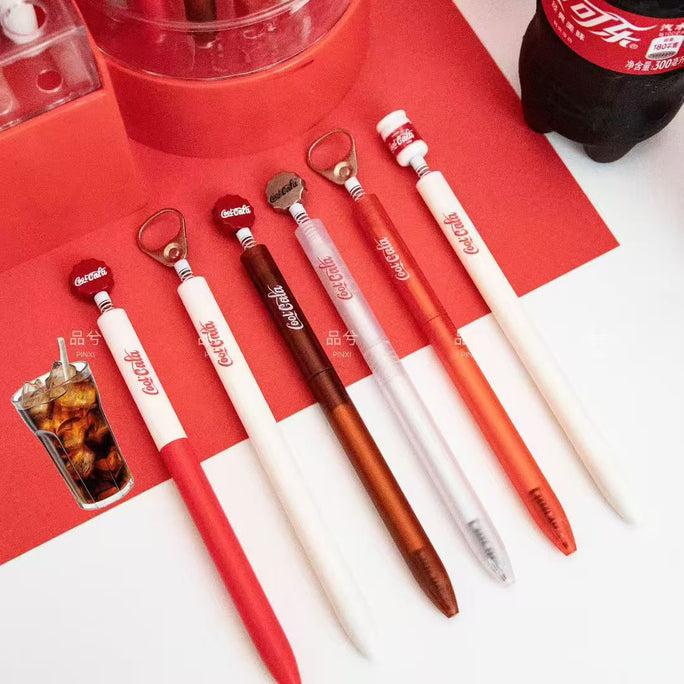 01Pc Cola Design Edition Gel Pen Cute Pens for School Office Use Stationary