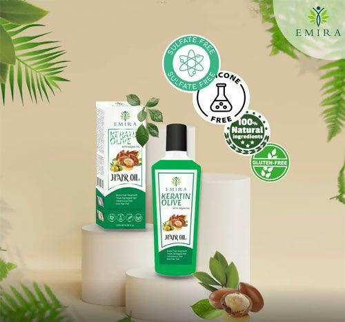 Original Keratin & Olive Hair Treatment By Emira