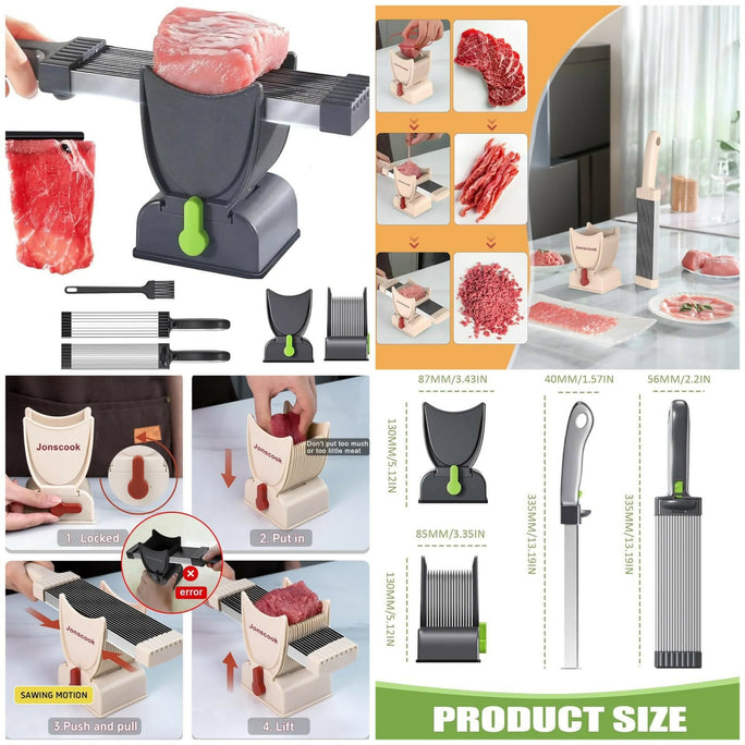Meat Slicer Machine Cutter Food Slicer for Beef Chicken Home Cooking