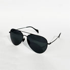 Rave Aero Black Aviator Sunglasses