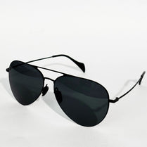 Rave Aero Black Aviator Sunglasses